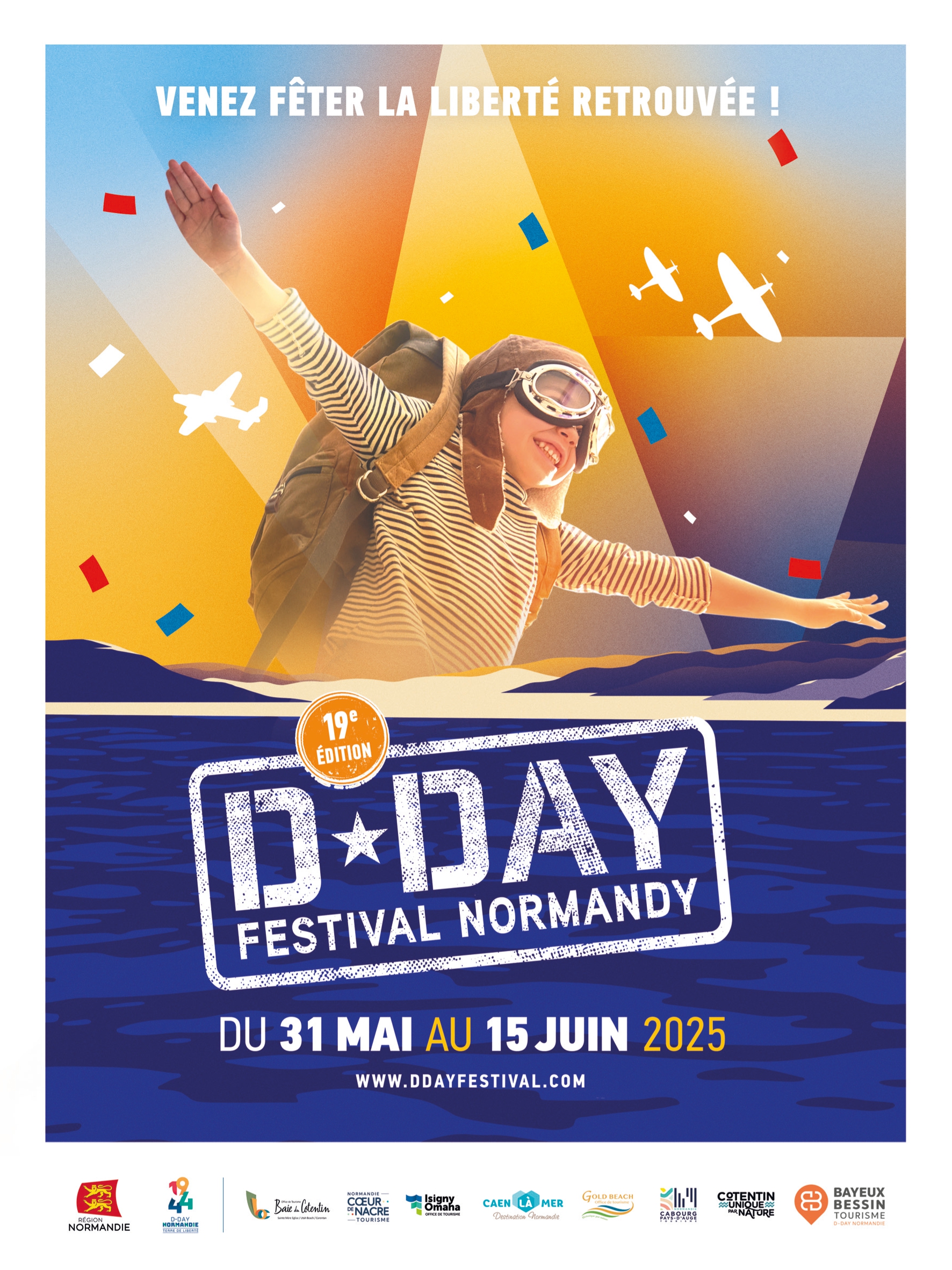 Poster D-Day Festival Normandy 2025