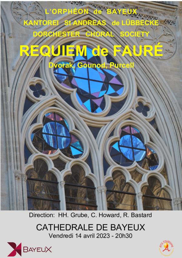 Affiche Requiem de Faure | © L'Orphon de Bayeux