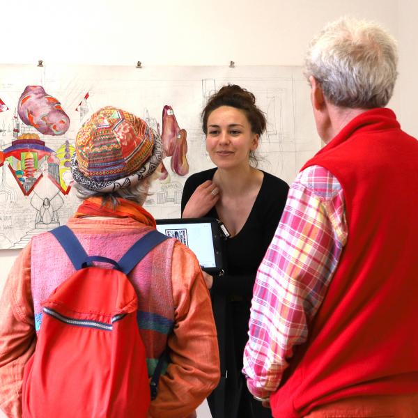 Visites commentes | © Le Radar - Espace d'art actuel, 2023.
