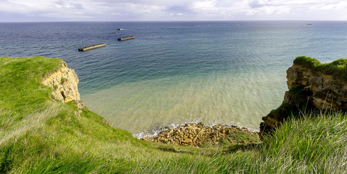 Arromanches, le port artificiel - © A.Guerin